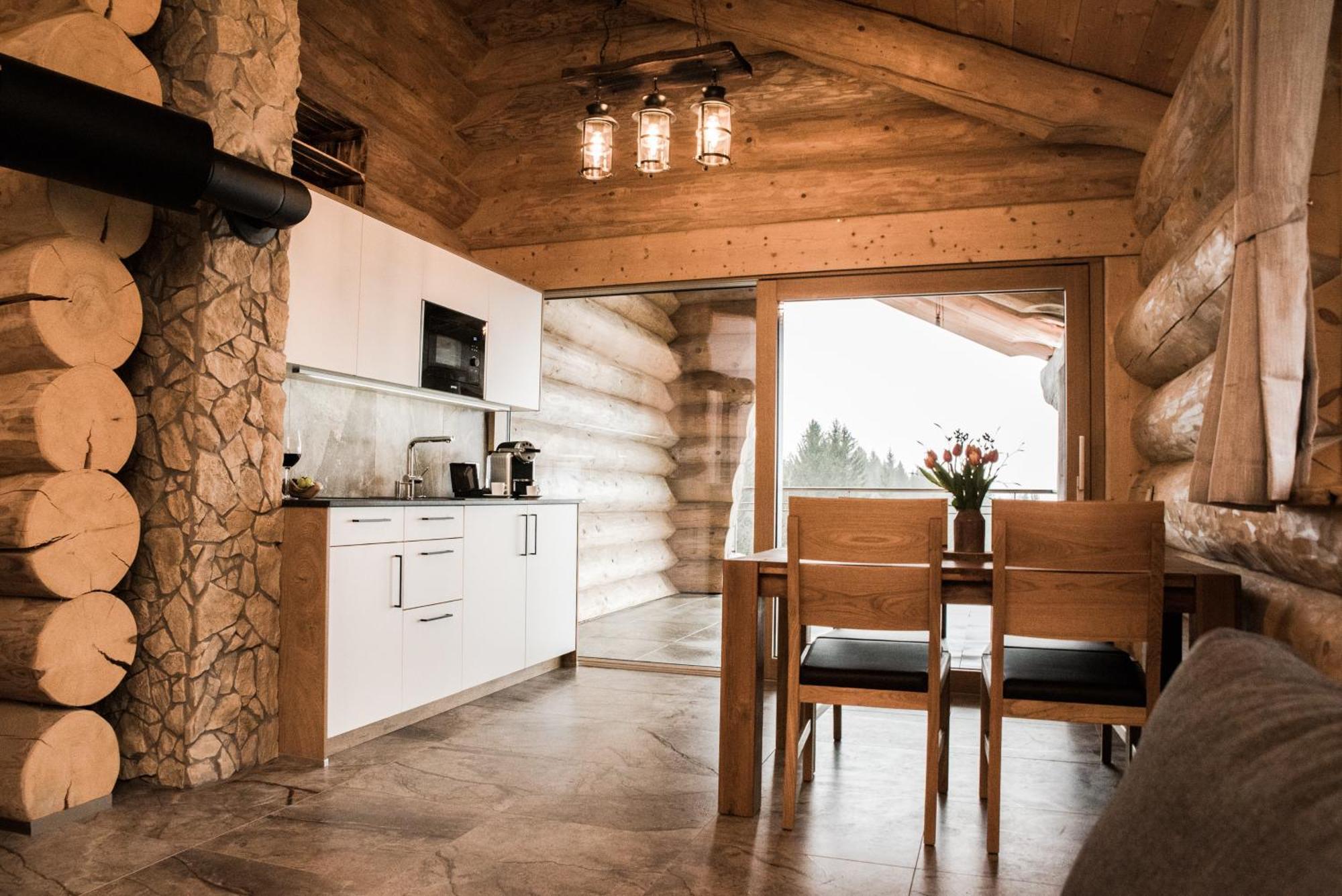 Blockhausen Luxus Chalets Oberschwarzenberg Oda fotoğraf